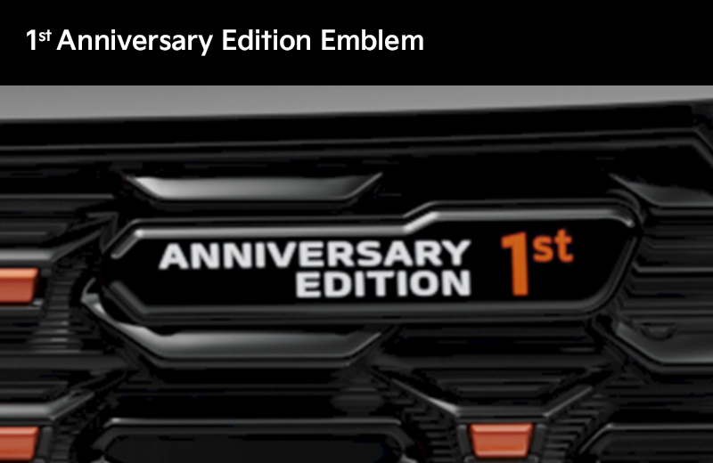 1st Anniversary Edition Emblem adds a celebratory touch to the Sonet